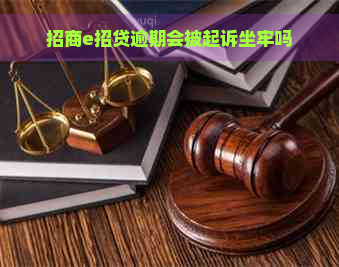 招商e招贷逾期会被起诉坐牢吗