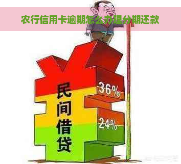 农行信用卡逾期怎么办理分期还款