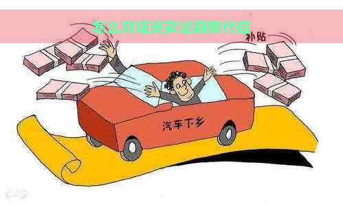 怎么知道贷款逾期被代偿