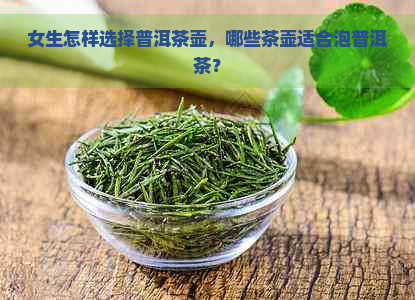 女生怎样选择普洱茶壶，哪些茶壶适合泡普洱茶？