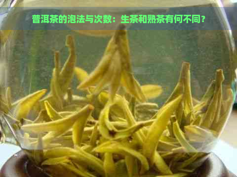 普洱茶的泡法与次数：生茶和熟茶有何不同？