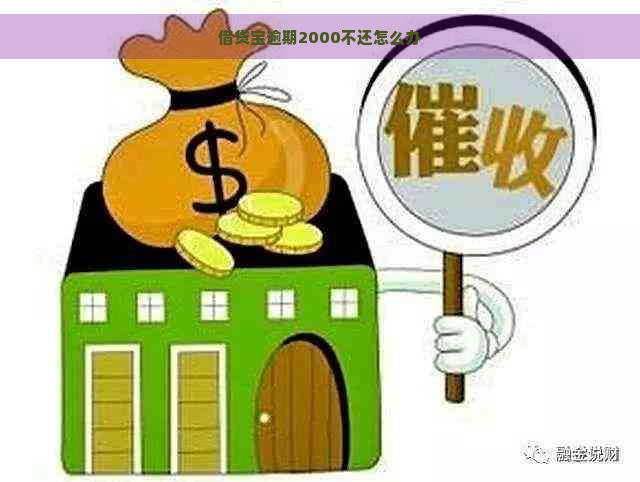 借贷宝逾期2000不还怎么办