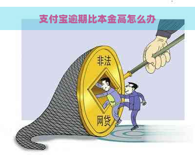 支付宝逾期比本金高怎么办