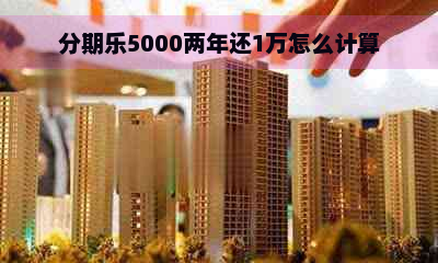 5000两年还1万怎么计算