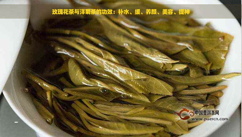 玫瑰花茶与洋菊茶的功效：补水、缓、养颜、美容、提神