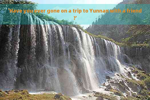 'Have you ever gone on a trip to Yunnan with a friend?'