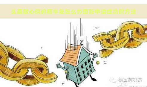 头条放心借逾期半年怎么办重新申请成功的方法