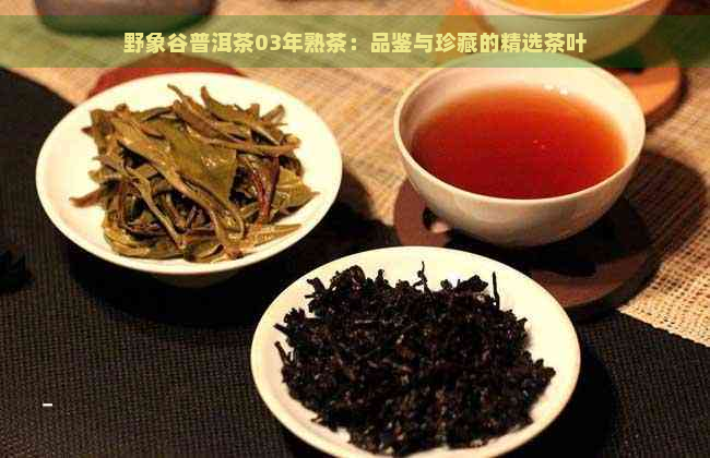 野象谷普洱茶03年熟茶：品鉴与珍藏的精选茶叶