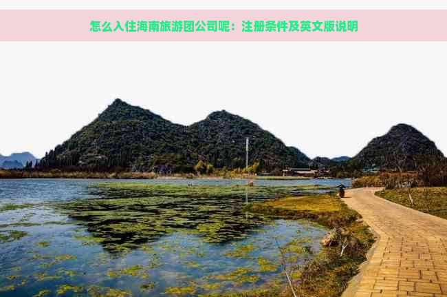 怎么入住海南旅游团公司呢：注册条件及英文版说明