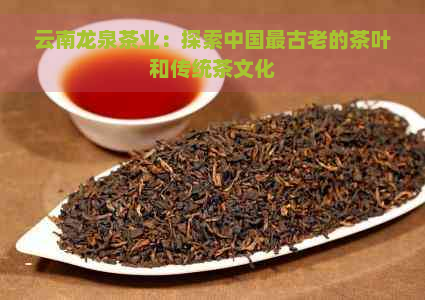 云南龙泉茶业：探索中国最古老的茶叶和传统茶文化