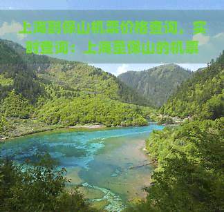 上海到保山机票价格查询，实时查询：上海至保山的机票价格