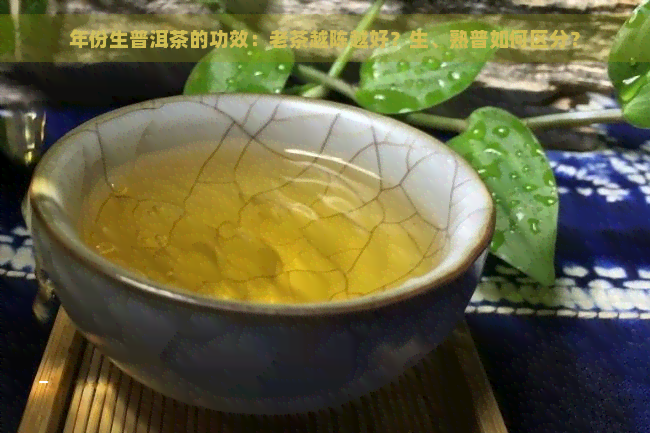 年份生普洱茶的功效：老茶越陈越好？生、熟普如何区分？