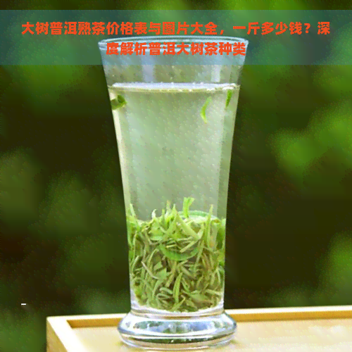 大树普洱熟茶价格表与图片大全，一斤多少钱？深度解析普洱大树茶种类