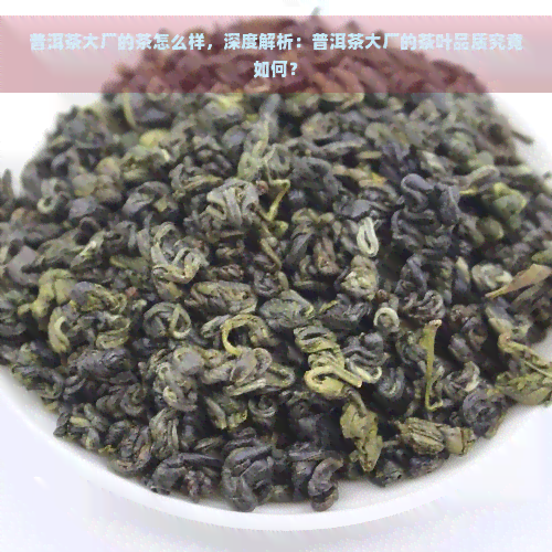 普洱茶大厂的茶怎么样，深度解析：普洱茶大厂的茶叶品质究竟如何？