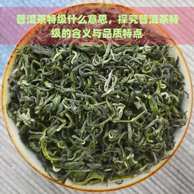 普洱茶特级什么意思，探究普洱茶特级的含义与品质特点