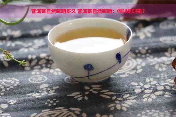 普洱茶自然晾晒多久 普洱茶自然晾晒：何时是时机？