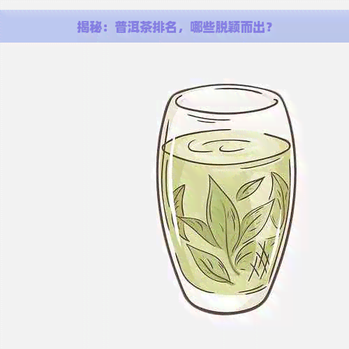 揭秘：普洱茶排名，哪些脱颖而出？