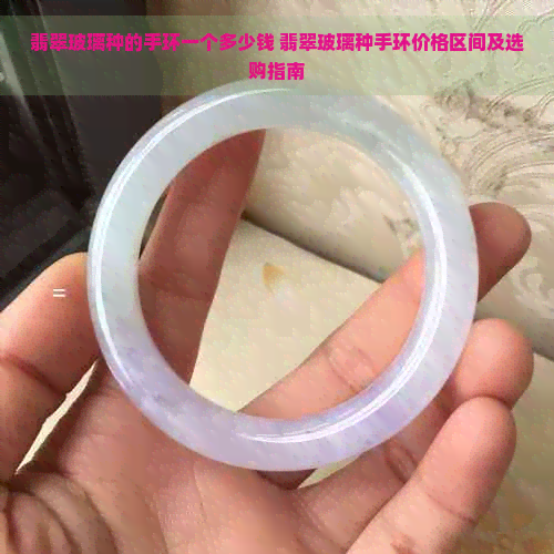 翡翠玻璃种的手环一个多少钱 翡翠玻璃种手环价格区间及选购指南