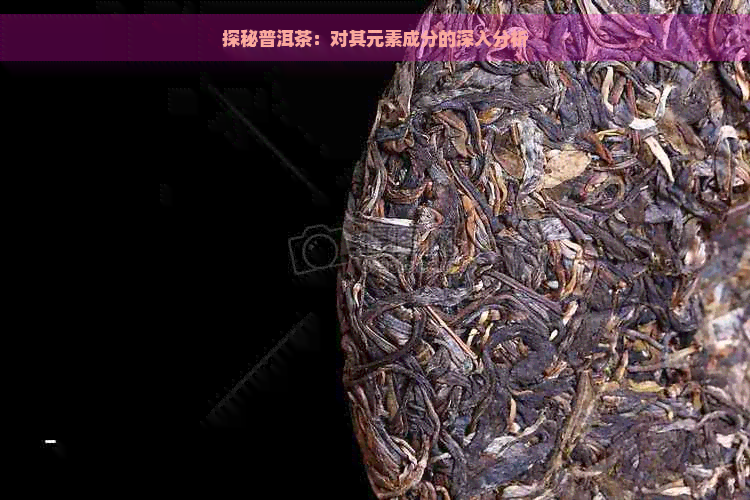 探秘普洱茶：对其元素成分的深入分析