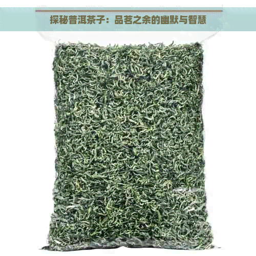 探秘普洱茶子：品茗之余的幽默与智慧