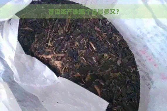 普洱茶产地哪个省最多又？