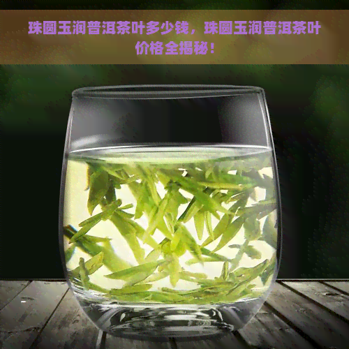 珠圆玉润普洱茶叶多少钱，珠圆玉润普洱茶叶价格全揭秘！