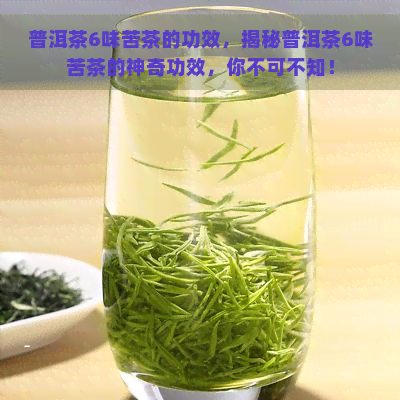 普洱茶6味苦茶的功效，揭秘普洱茶6味苦茶的神奇功效，你不可不知！