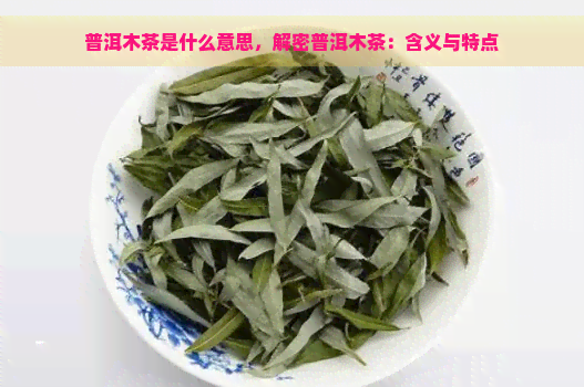 普洱木茶是什么意思，解密普洱木茶：含义与特点