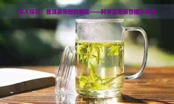 深入探究：普洱茶年份的秘密——科学实验报告揭示真谛