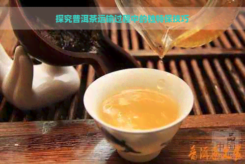 探究普洱茶运输过程中的独特保技巧