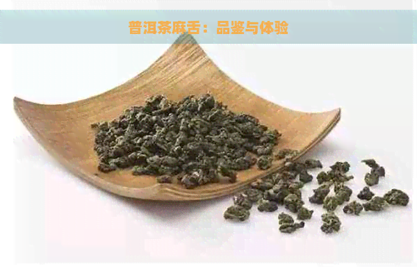 普洱茶麻舌：品鉴与体验