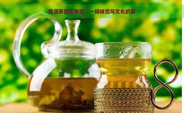 普洱茶甜蜜体验：一场味觉与文化的宴