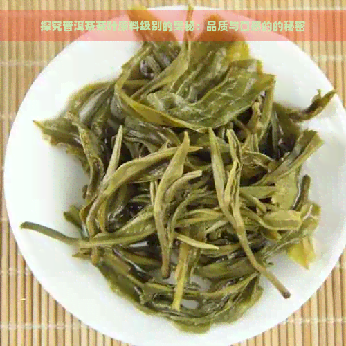 探究普洱茶茶叶原料级别的奥秘：品质与口感的的秘密