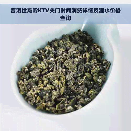 普洱世龙吟KTV关门时间消费详情及酒水价格查询