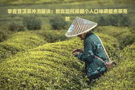 掌握普洱茶冲泡秘诀：教你如何根据个人口味调整煮茶克数