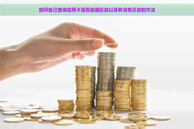 如何自己查询信用卡是否逾期还款以及有没有还款的方法