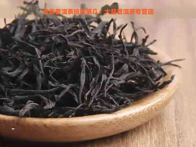 长春普洱茶排名第几：大益普洱茶专营店