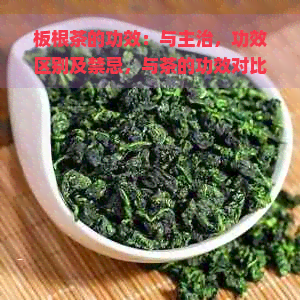 板根茶的功效：与主治，功效区别及禁忌，与茶的功效对比