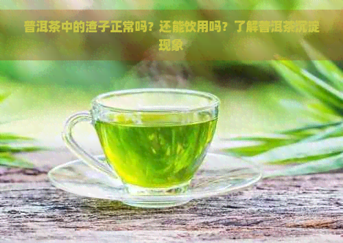 普洱茶中的渣子正常吗？还能饮用吗？了解普洱茶沉淀现象