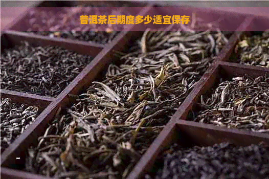 普洱茶后期度多少适宜保存