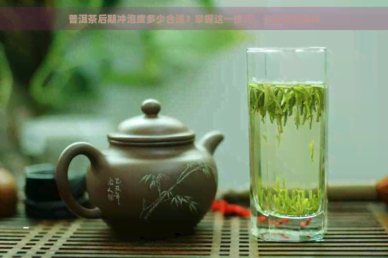 普洱茶后期冲泡度多少合适？掌握这一技巧，让茶更加美味