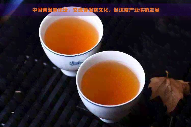 中国普洱茶论坛，交流普洱茶文化，促进茶产业供销发展