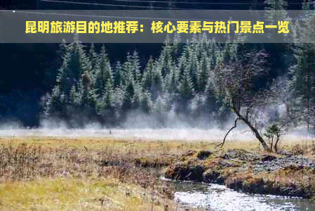 昆明旅游目的地推荐：核心要素与热门景点一览