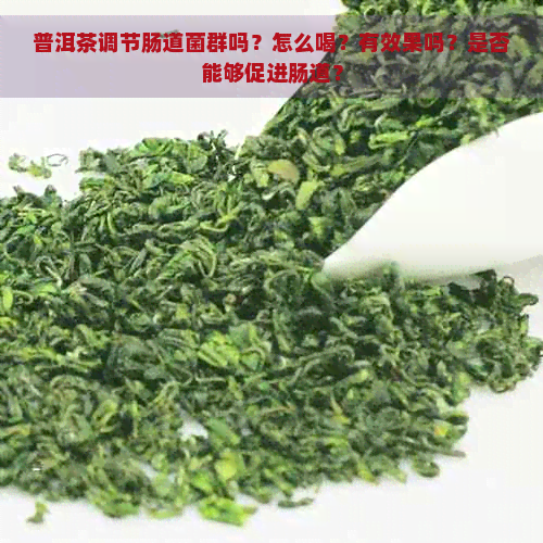 普洱茶调节肠道菌群吗？怎么喝？有效果吗？是否能够促进肠道？