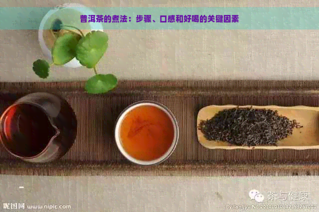 普洱茶的煮法：步骤、口感和好喝的关键因素