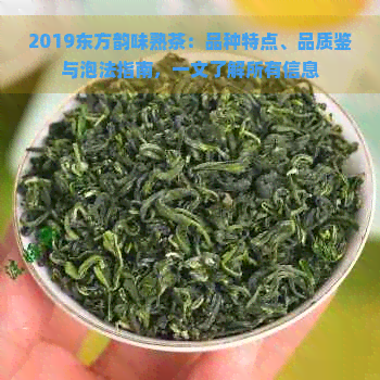 2019东方韵味熟茶：品种特点、品质鉴与泡法指南，一文了解所有信息