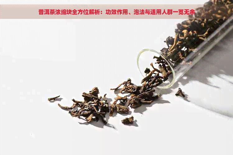 普洱茶浓缩块全方位解析：功效作用、泡法与适用人群一览无余