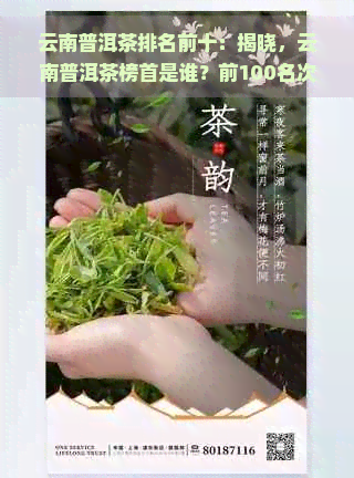 云南普洱茶排名前十：揭晓，云南普洱茶榜首是谁？前100名次解析！