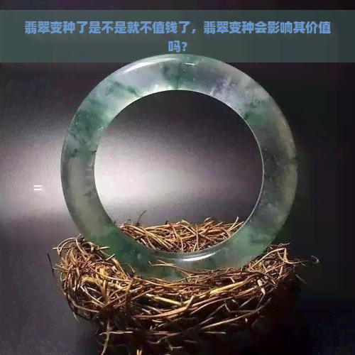 翡翠变种了是不是就不值钱了，翡翠变种会影响其价值吗？