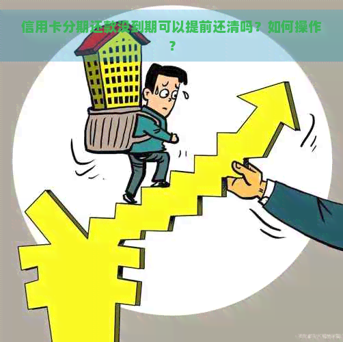 信用卡分期还款没到期可以提前还清吗？如何操作？